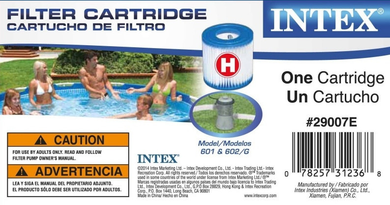 Картридж для фильтра Intex 29007 тип H - фото 3 - id-p321945026