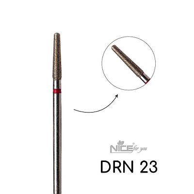Фреза алмазна Nice for you КОНУС DRN 23 Червоний