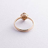 Золота каблучка "Клевер" із діамантами 
233973122, фото 5
