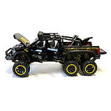 Машинка металева дитяча Ford Raptor з мотоциклом позашляховик, чорна, Автоексперт, 1:24, світло, інерція, відкриваються двері,, фото 6