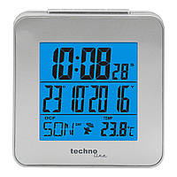 Часы цифровые настольные прямоугольные Technoline WT268, часы-метеостанция на батарейках 8х8.3х2.2 см MS
