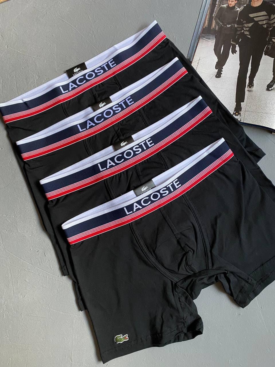 Купить Мужские Трусы Лакоста Мужской Набор Трусов Lacoste 4 Шт Ador ...
