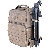 Рюкзак професійний тактичний 27 л Vanguard VEO Range T 48 Beige для відеообладнання 32.5х25х50 см MS, фото 8