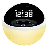 Годинник цифровий оригінальний Technoline WT500 на батарейках, годинник із радіо та led-підсвіткою для дому MS, фото 6
