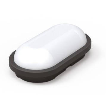 Світлодіодний світильник вологозахищений AYDOS-15 15W IP65 чорний 6400К Shopolife