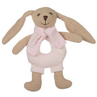 Погремушка Canpol мягкая Кролик розовый (80/201_pin) - Топ Продаж!