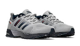 Кросівки чоловічі Adidas Gray Navy, адидас Marathon TR 26