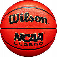 Мяч баскетбольный Wilson NCAA Legend р. 7 (WZ2007601XB7) Orange/Black