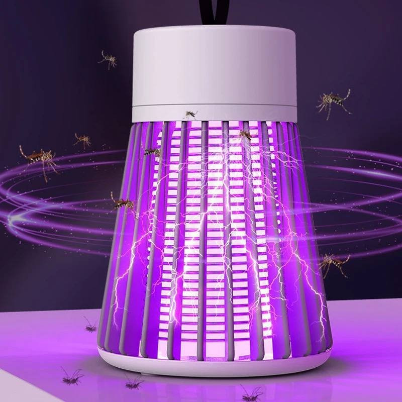 Електрична лампа-коркомір проти комарів і мух Знищувач від комах Electronic shock Mosquito killing lamp