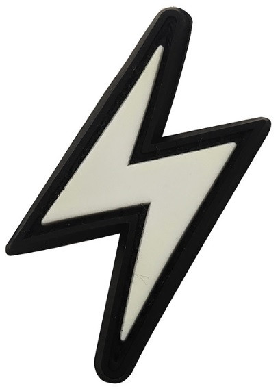 Патч ПХВ на липучці Lightning, фото 1
