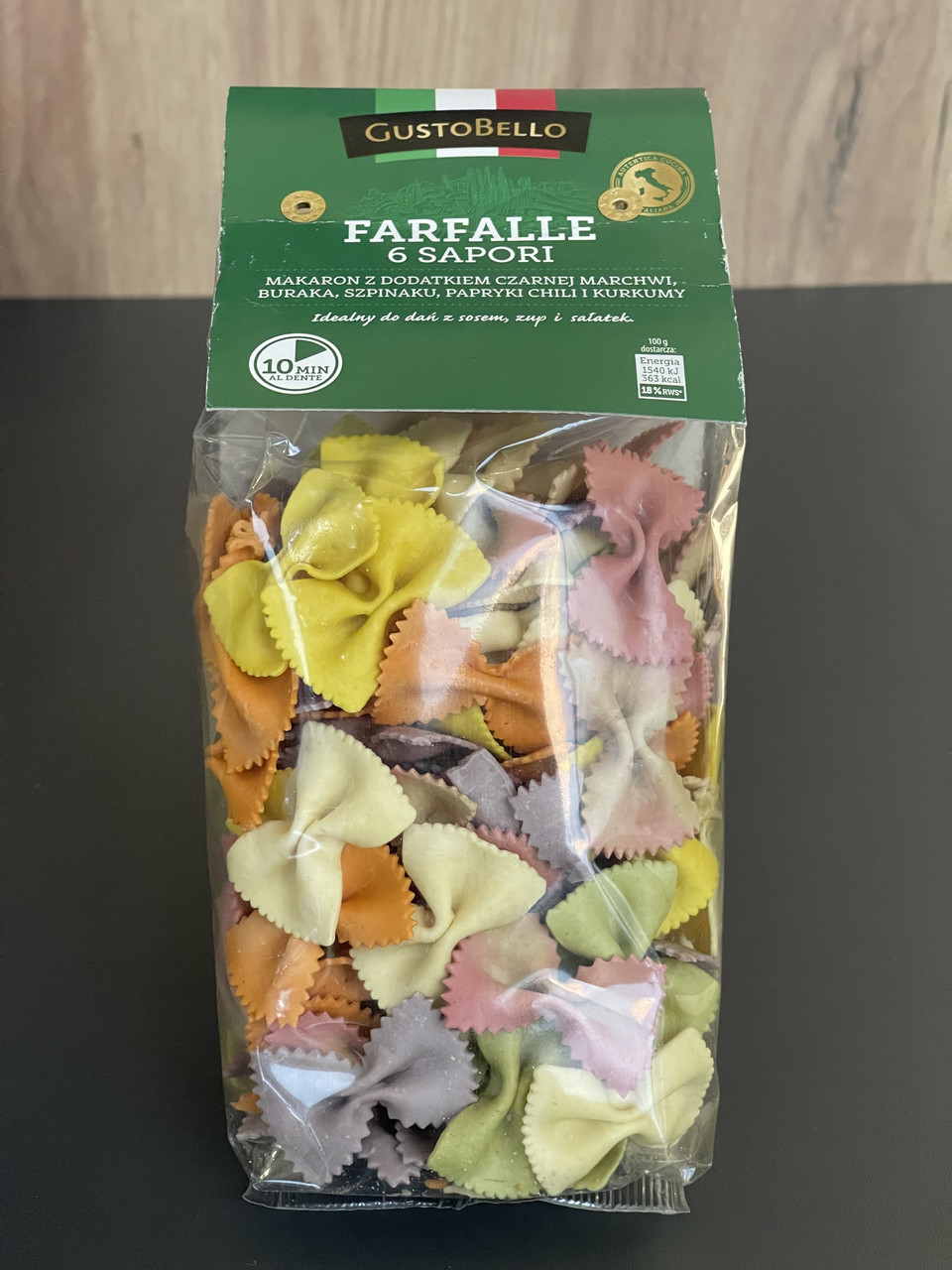 Купить Макарони Farfalle Gusto Bello 250грм, цена 82 ₴ — Prom.ua (ID ...