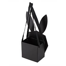 Коробка "Подарунок від зайчика", чорна ELISEY