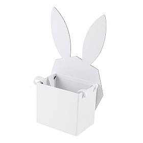 Коробка "Подарунок від зайчика", біла ELISEY