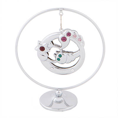 Фігурки посріблені зі стразами