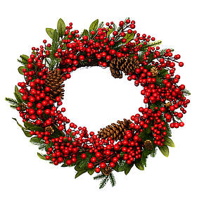 Вінок «Ягідний з шишками» ELISEY