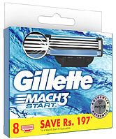 Сменные кассеты Gillette Mach 3 Start (8шт.)