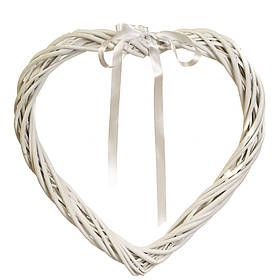 Вінок підвісний із лози "Витончене серце" 40*39 см ELISEY