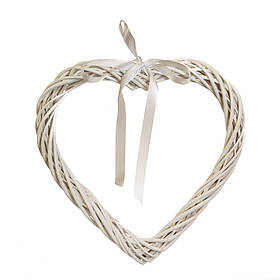 Вінок підвісний із лози "Витончене серце" 29*29 см ELISEY