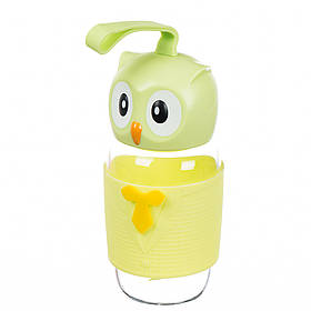 Пляшка скляна «Совеня» (салатовий) 330 мл ELISEY