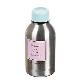 Термос металевий з чохлом «Вітання» (300 мл) ELISEY