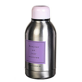 Термос металевий з чохлом «Вітання» (300 мл) ELISEY