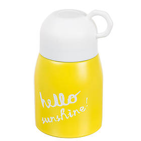 Термос металевий «Насолода» (жовтий) 320 мл ELISEY