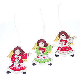 Комплект ялинкових прикрас "Янголятка" ELISEY