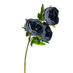 Букет "Півонія з 3 бутонами", блакитний ELISEY