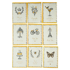 Серія листівок "Best Wishes" ELISEY