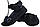 Розміри 36, 37, 38, 39, 40, 41  Босоніжки сандалі жіночі Viscala шкіряні на платформі, чорні, на липучках, фото 6