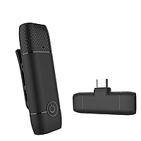 Беспроводной петличный микрофон на клипсе для телефона и ноутбука