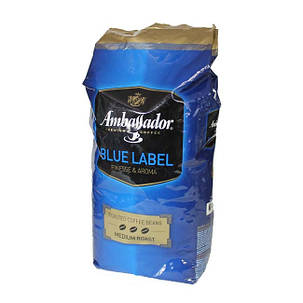 Кава в зернах Ambassador Blue Label, 1 кг, фото 2