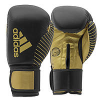 Перчатки с лицензией Wako для бокса и кикбоксинга | черно/золотой | ADIDAS adiKBWKF200
