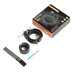 Ударний дзвінок для велосипеда West Biking YP0706049 Black