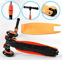 Дитячий cамокат-беговел 3в1 Best Scooter BS-50584 - Помаранчевий, фото 2