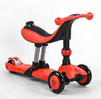 Дитячий самокат-беговел 3в1 Best Scooter BS-71899 - Червоний, фото 4