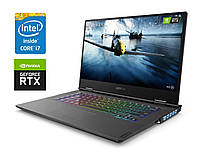 Игровой ноутбук Lenovo Legion Y740-15/15.6"/Core i7-9750H 6 ядер 2.6GHz/16GB DDR4/480GB SSD/RTX 2060 6GB/Win10