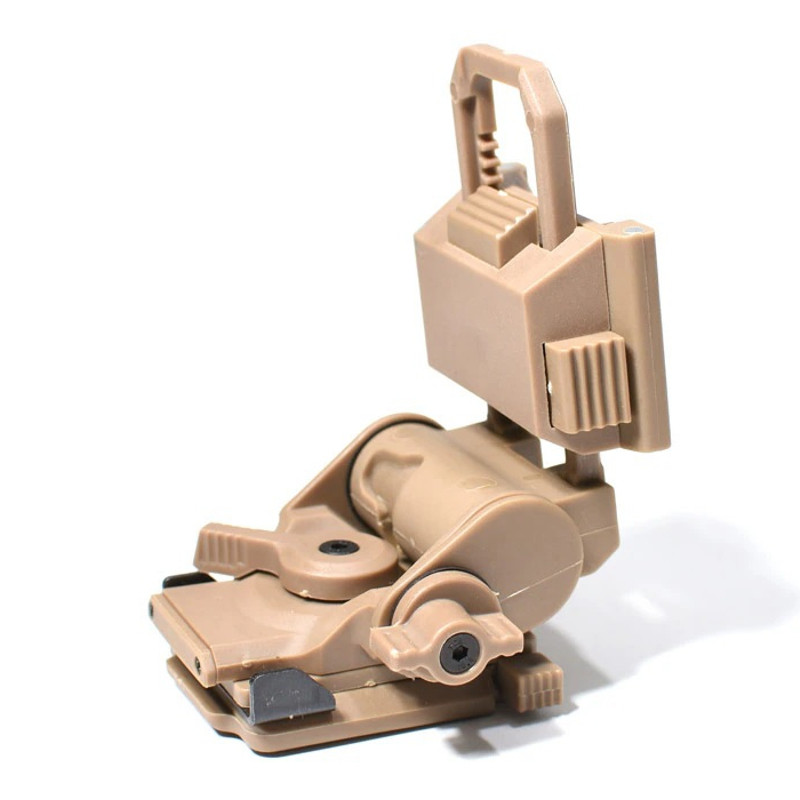 NVG кріплення на шолом з DOVETAIL "ластівчин хвіст" інтерфейсом для NV8000, NV8160, PVS-15/18/21/31, пластик, зелене, фото 1