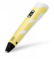 3D ручка с дисплеем MHZ Pen-2 8138, желтая