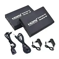 Удлинитель сигнала Atcom 14157 HDMI (мама) - RJ45 (мама) Black