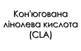 Кон'югована лінолева кислота (CLA)