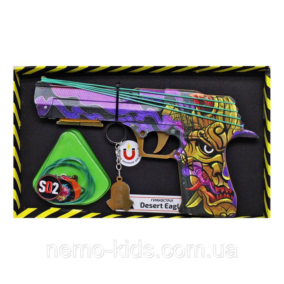 Зібрана модель Резинкострел "DESERT EAGLE OROCHI" DE-O