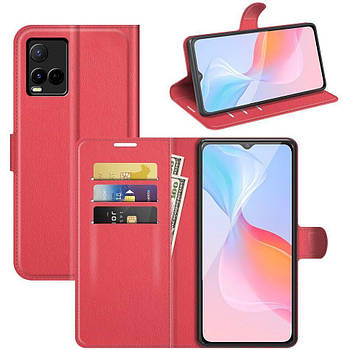 Чохол-книжка Litchie Wallet для Vivo Y33s / Y21s / Y21 Red