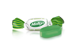 Цукерки карамель Mintex+ Mint зі смаком м´яти 1кг