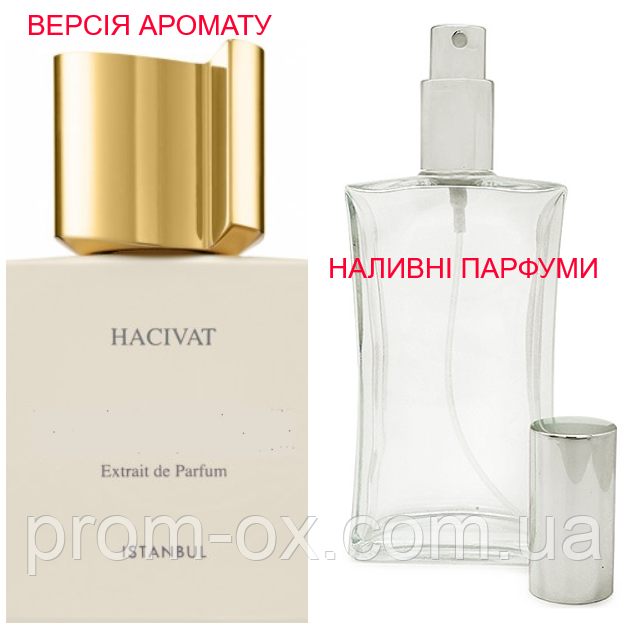 Наливна парфумерія, парфуми на розлив — версія Hacivat Nishane — від 10 мл
