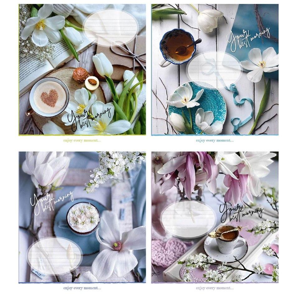 Зошит 18 аркушів клітинка Поліграфіст "Найкращий ранок" 836, фото 1