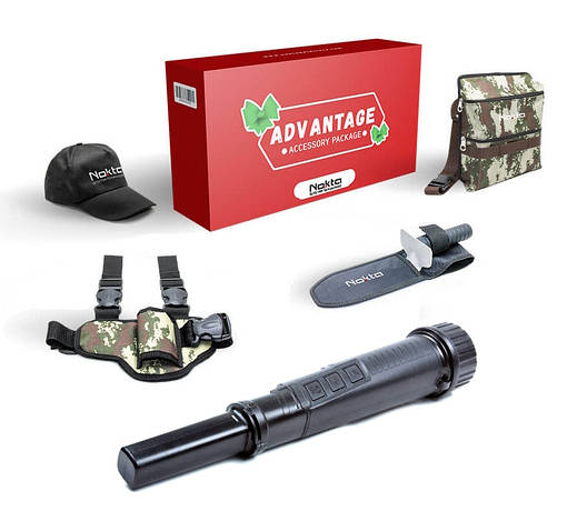 Набір аксесуарів Advantage Accessory Package для металошукача (пінпоінтер Nokta Makro PulseDive Pointer, ручний металошукач), фото 1