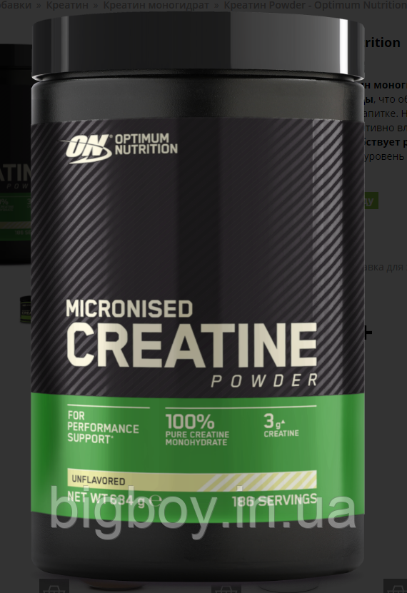 Optimum nutrition Micronized Creatine Powder 317g