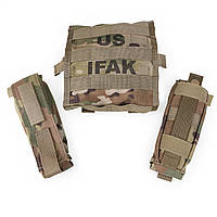 Тактическая аптечка IFAK II (First Aid Kit) с двумя турникетами CAT G7, Цвет: MultiCam