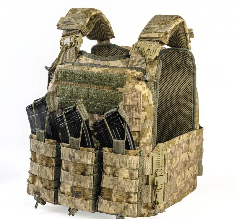 Плитоноска Ares gen. 2 Min Піксель з 3 підсумками АК